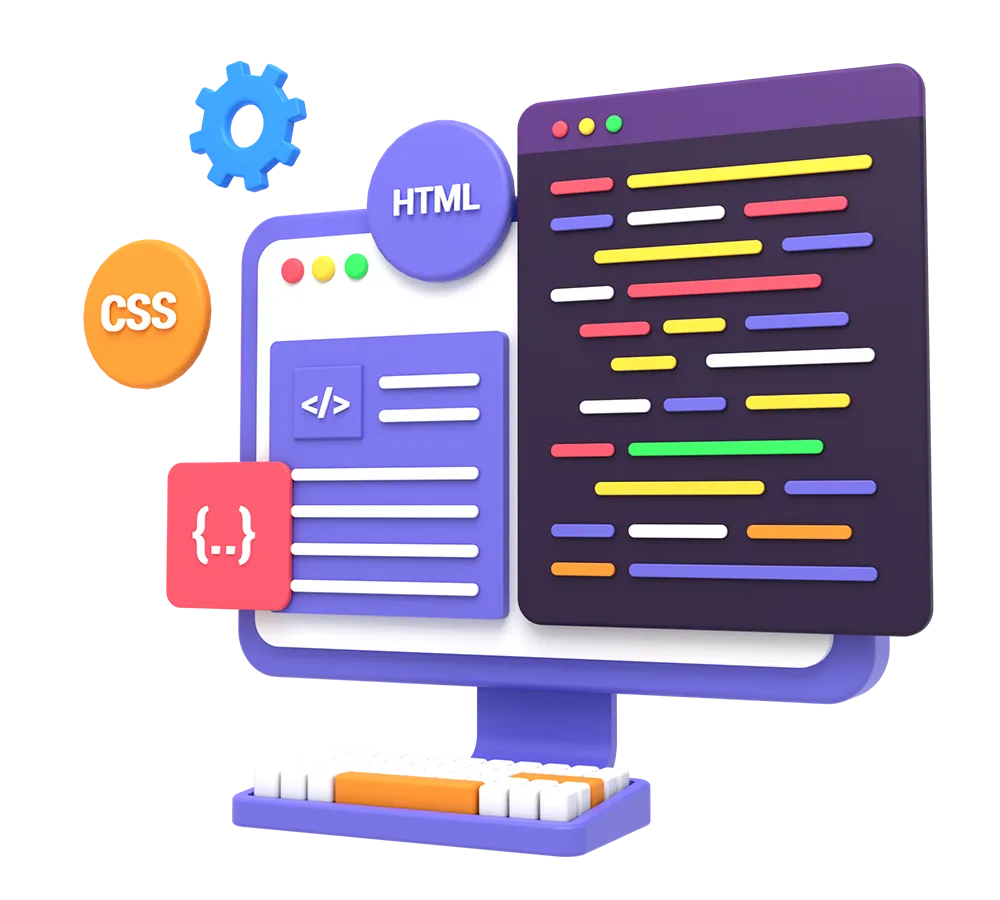 Page web développeur
